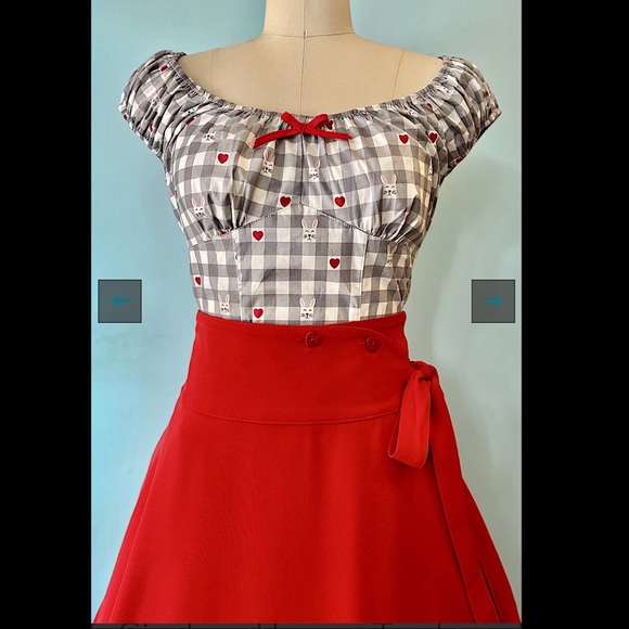 ♥️ 🐰 Hell Bunny Hopper TOP - Picture 5 of 12